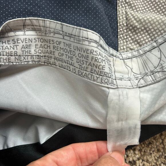 Volcom Men's Board Shorts Size 36 Gray Blue Surf Beach Vacation - Picture 5 of 6